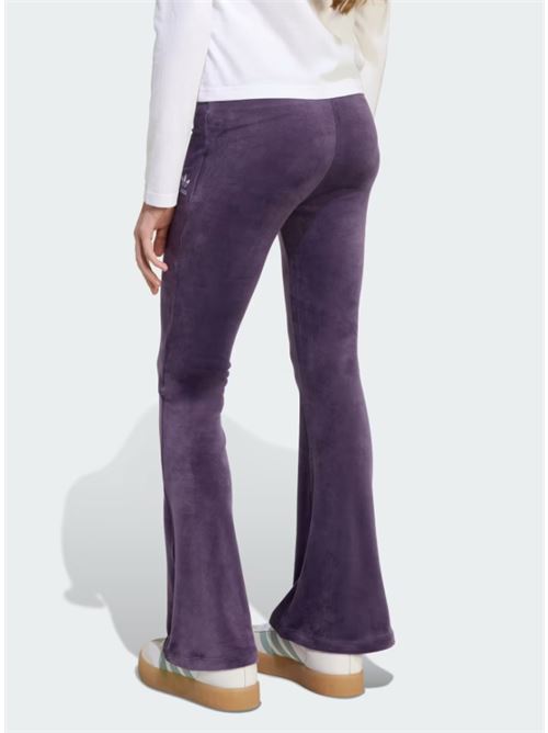 velour pants ADIDAS ORIGINAL | JX2842AURPLU/WHITE